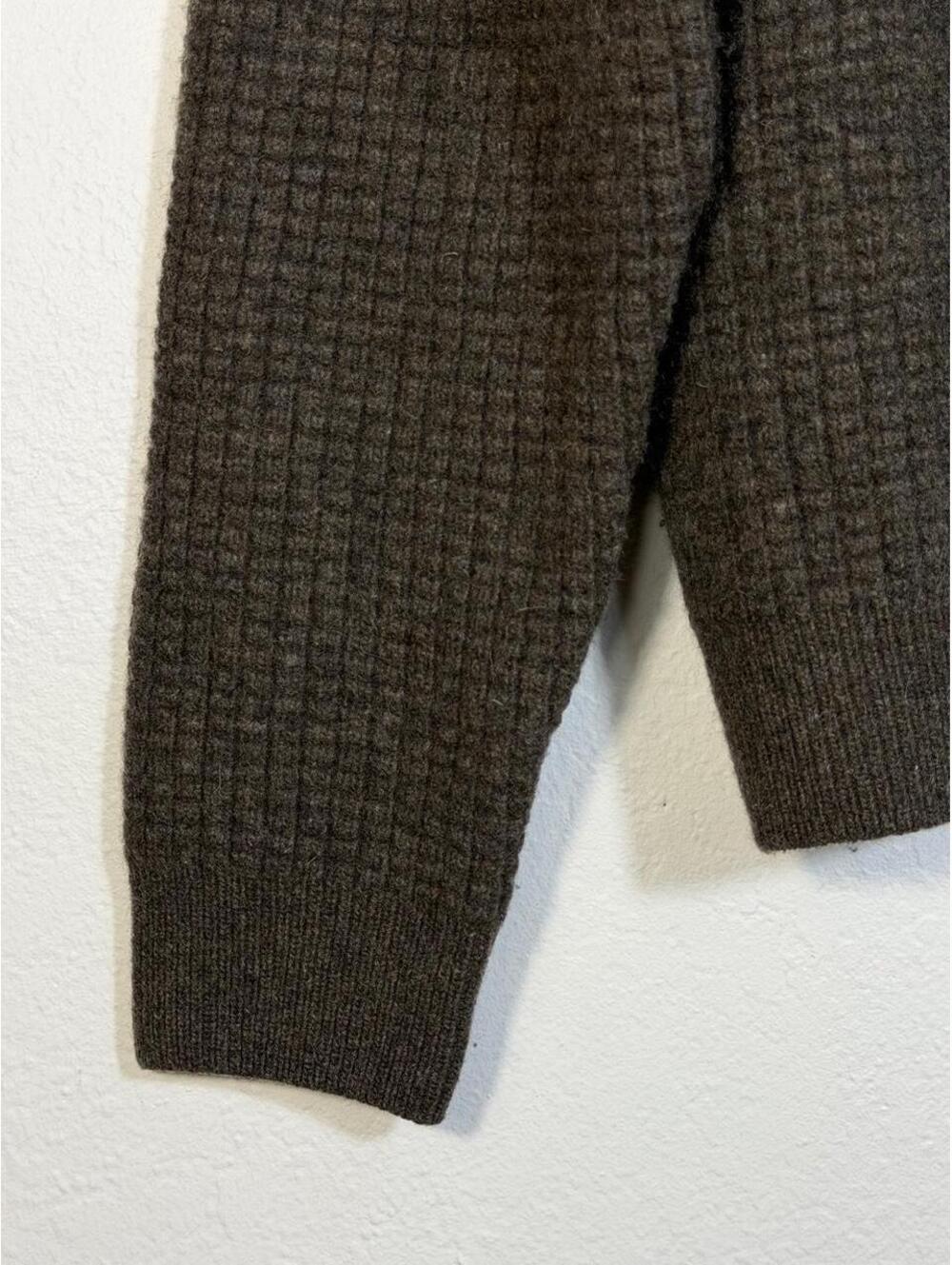 Cabela's Dark Brown Wool Pullover Sweater Size XL - Picture 5 of 6
